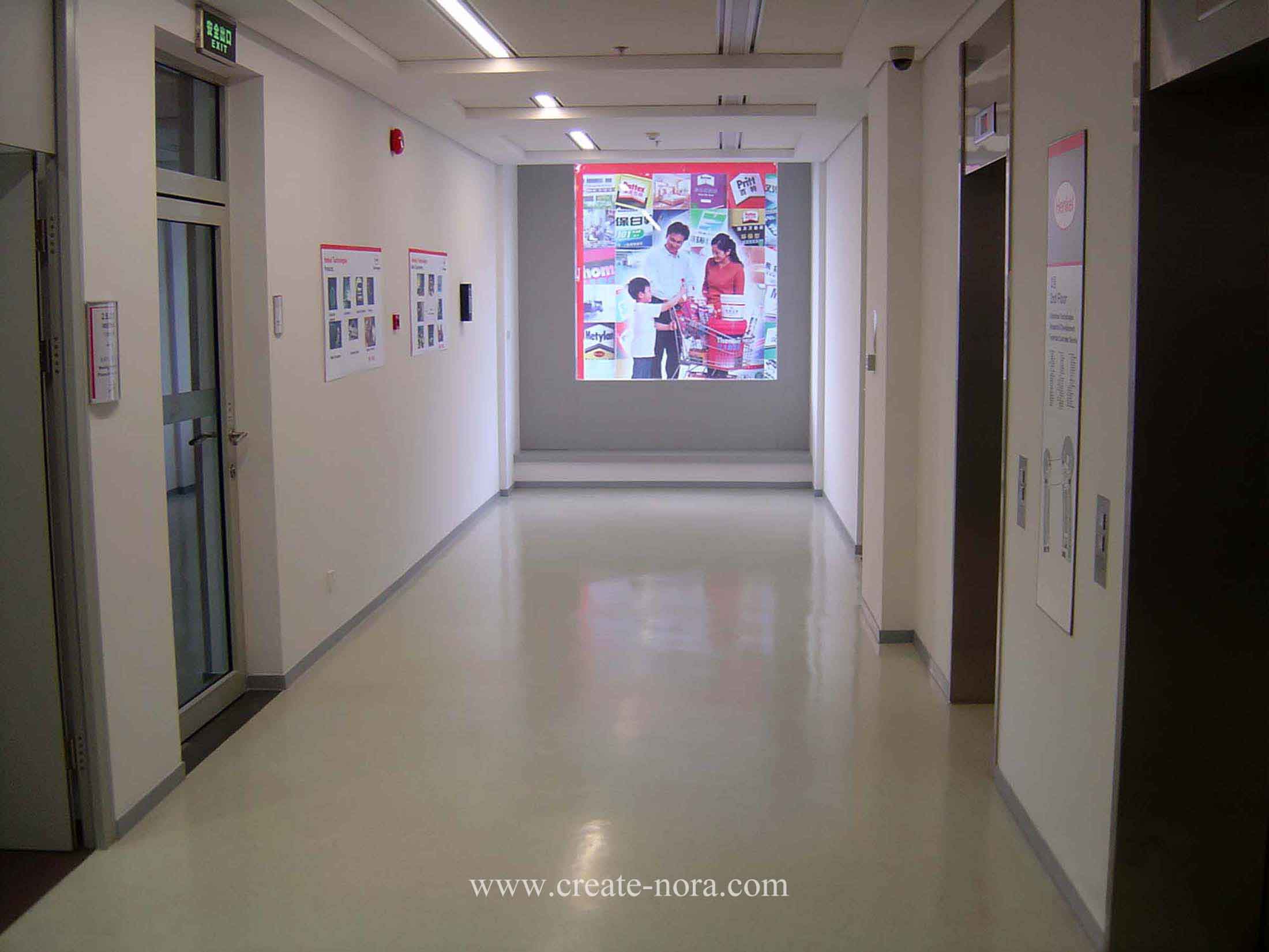 the photo of nora rubber flooring in Henkel R&D Center 5